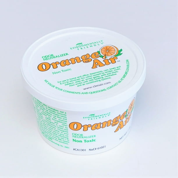 4 Pack 61021 Nu-Calgon ClenAir Orange Air Clenair 1 Lb Tub Odor Neutralizer
